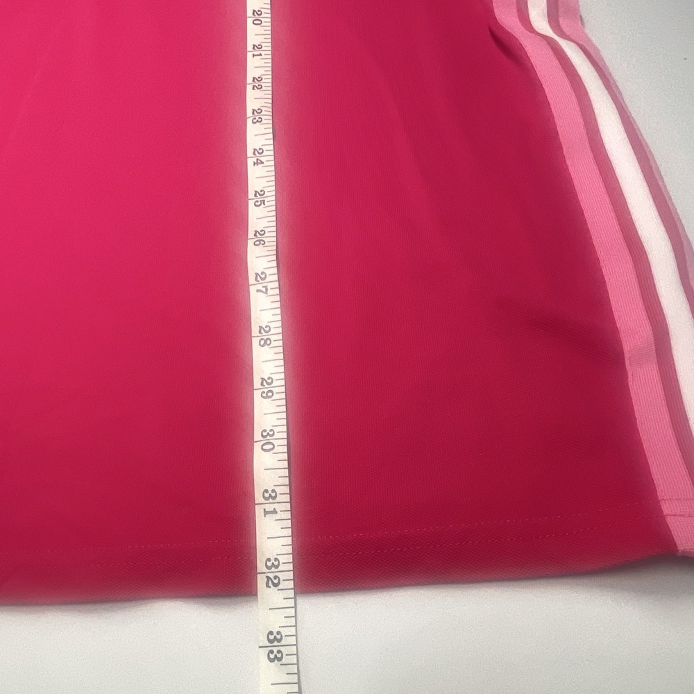 U.S. Polo Assn. Women's Pink Polo Dress M Short Sleeve Stretch Cotton Logo - Picture 6 of 7